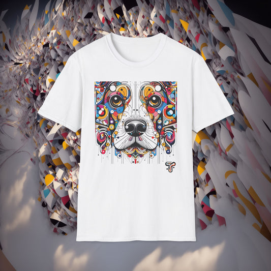 Bud1nsky t-shirt (a springer named buddy meets an artist named k@nd1nsky)