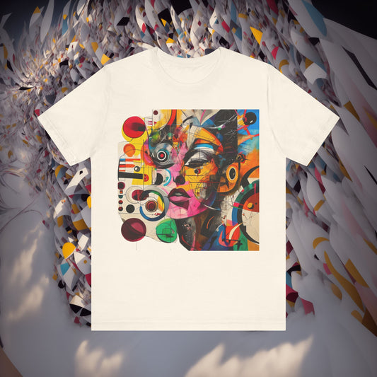 Lad1nsky Portrait art - Unisex Jersey Short Sleeve Tee