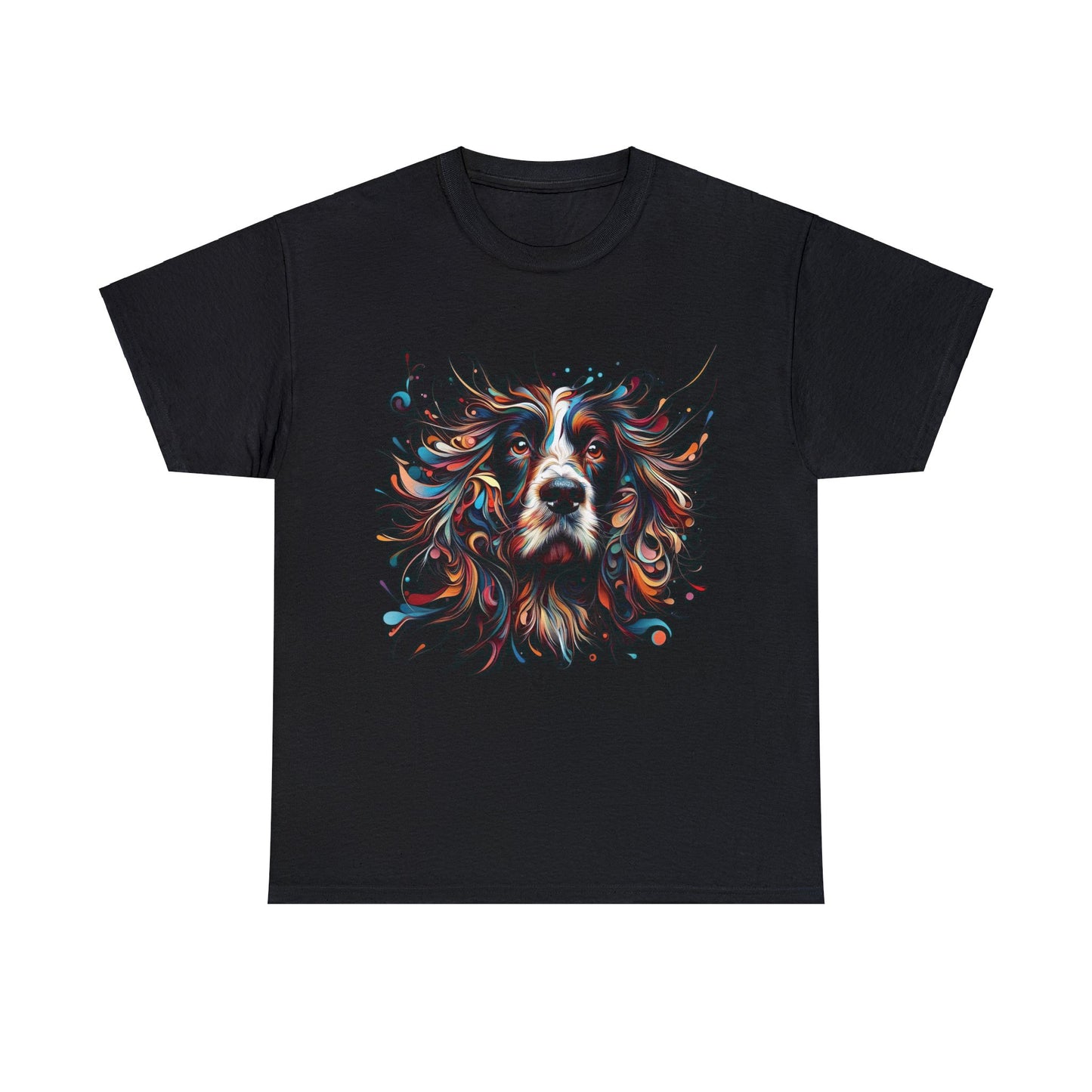 Springer Spaniel Styled Unisex Heavy Cotton Tee