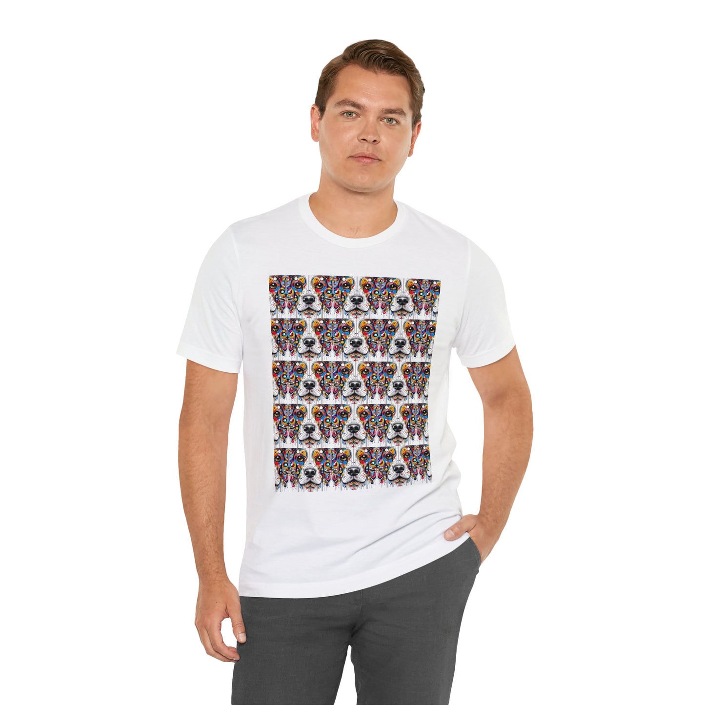 Springer Spaniel Styled Unisex Jersey Short Sleeve Tee